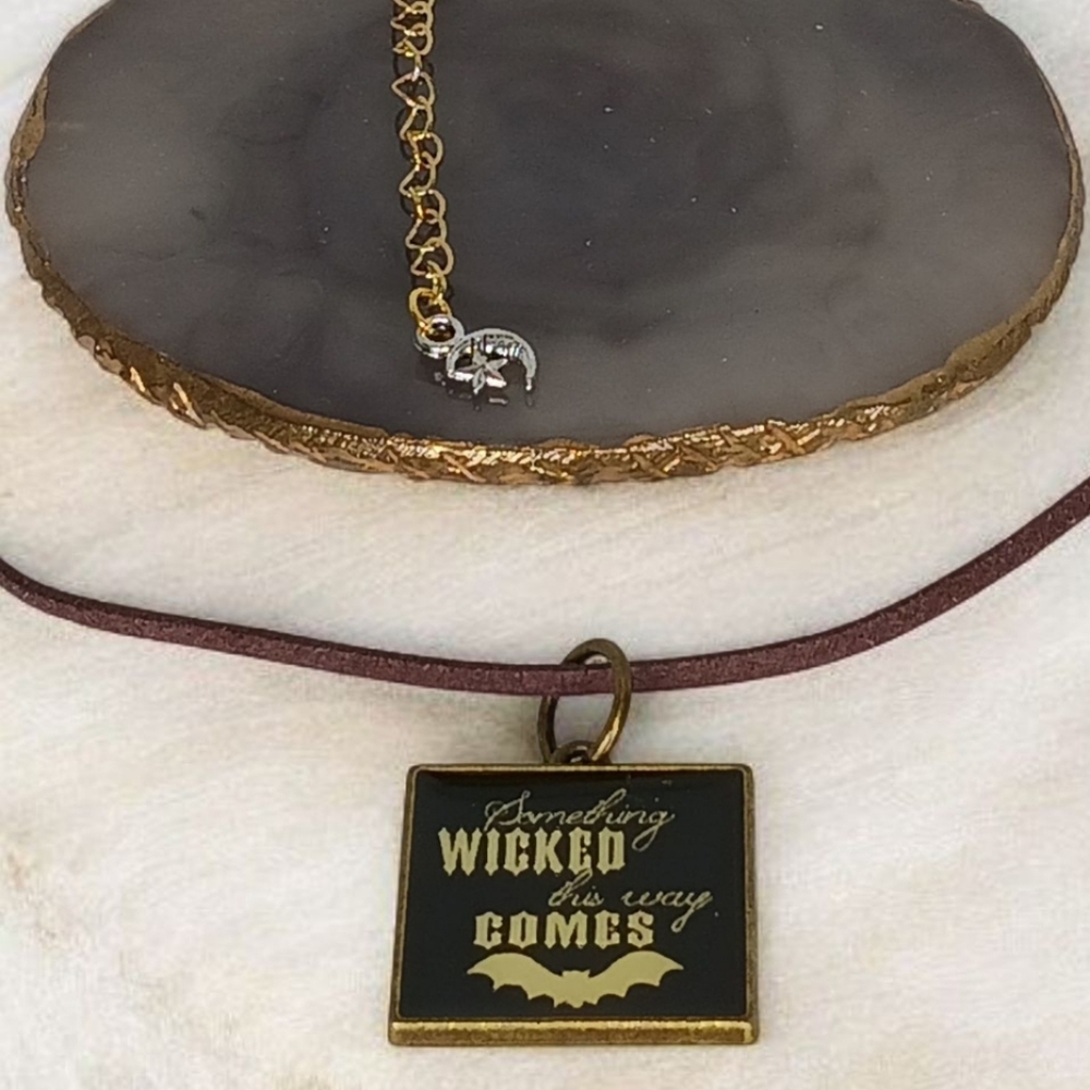 Leather Cord Necklace Witch Witchy Whimsigoth Whimsygoth New Age Grunge 70s 90s